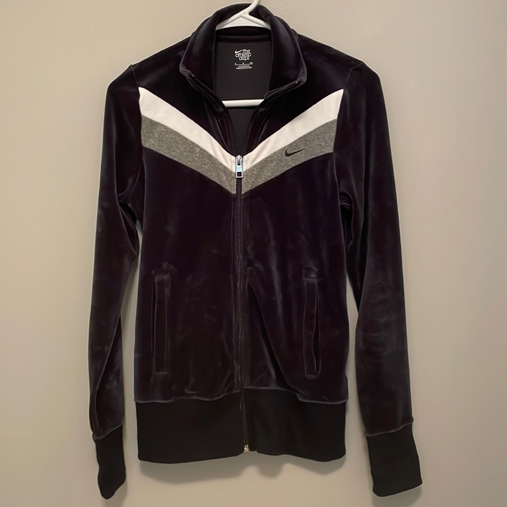 Vintage Nike Velour Track Suit Jacket Size S